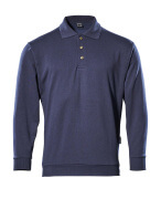 00785-280-01 Polo-Sweatshirt - Marine