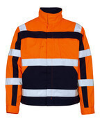 07109-860-141 Jacke - hi-vis Orange/Marine