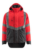 15501-231-14010 Hard Shell Jacke - hi-vis Orange/Schwarzblau