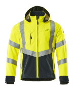15502-246-14010 Soft Shell Jacke - hi-vis Orange/Schwarzblau
