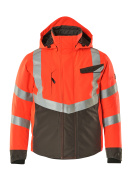 15535-231-14010 Winterjacke - hi-vis Orange/Schwarzblau