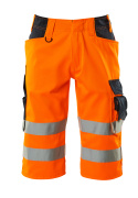 15549-860-14010 Shorts, lang - hi-vis Orange/Schwarzblau