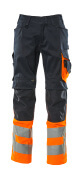 15679-860-01014 Arbeitshose - Schwarzblau/hi-vis Orange