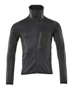 17103-316-01009 Fleecepullover - Schwarzblau/Schwarz