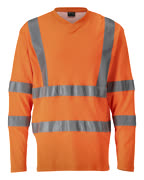 18281-995-14 Langarm T-Shirt - hi-vis Orange
