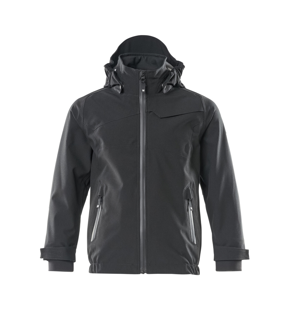 18901-249-09 Hard Shell Jacke für Kinder - Schwarz