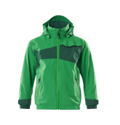 18901-249-33303 Hard Shell Jacke für Kinder - Grasgrün/Grün