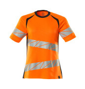 19092-771-14010 T-Shirt - Hi-vis Orange/Schwarzblau