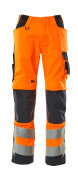20879-236-14010 Arbeitshose - hi-vis Orange/Schwarzblau