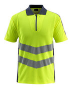 50130-933-14010 Polo-Shirt - hi-vis Orange/Schwarzblau