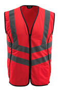 50145-982-222 Warnschutzweste - hi-vis Rot