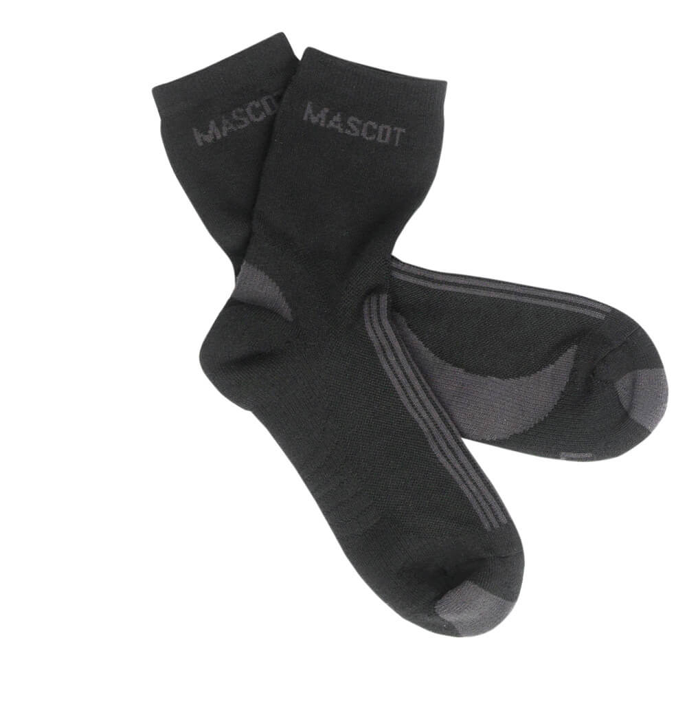 50410-881-0918 Socken - Schwarz/Dunkelanthrazit