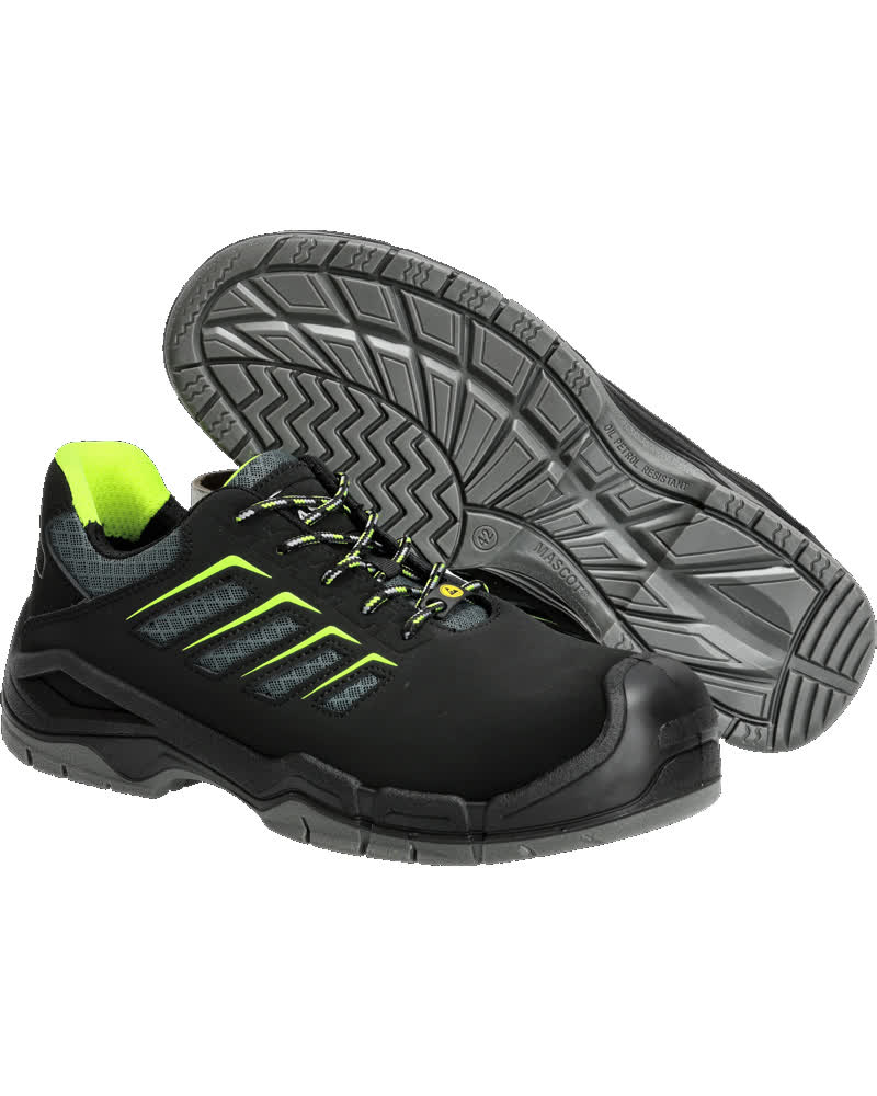 F0108-937-09 Sicherheitshalbschuh - Schwarz