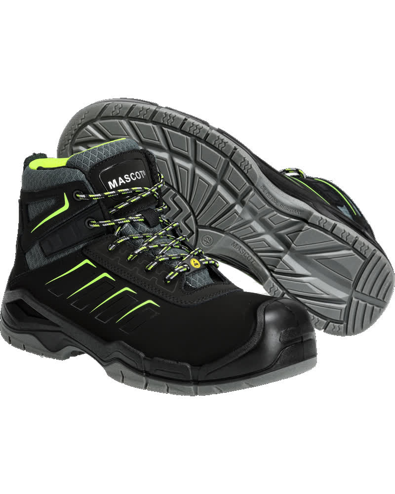 F0109-937-09 Sicherheitsstiefel - Schwarz