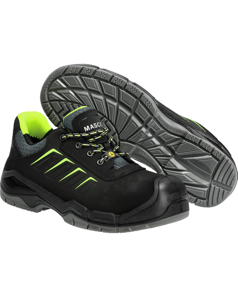 F0110-937-09 Sicherheitshalbschuh - Schwarz