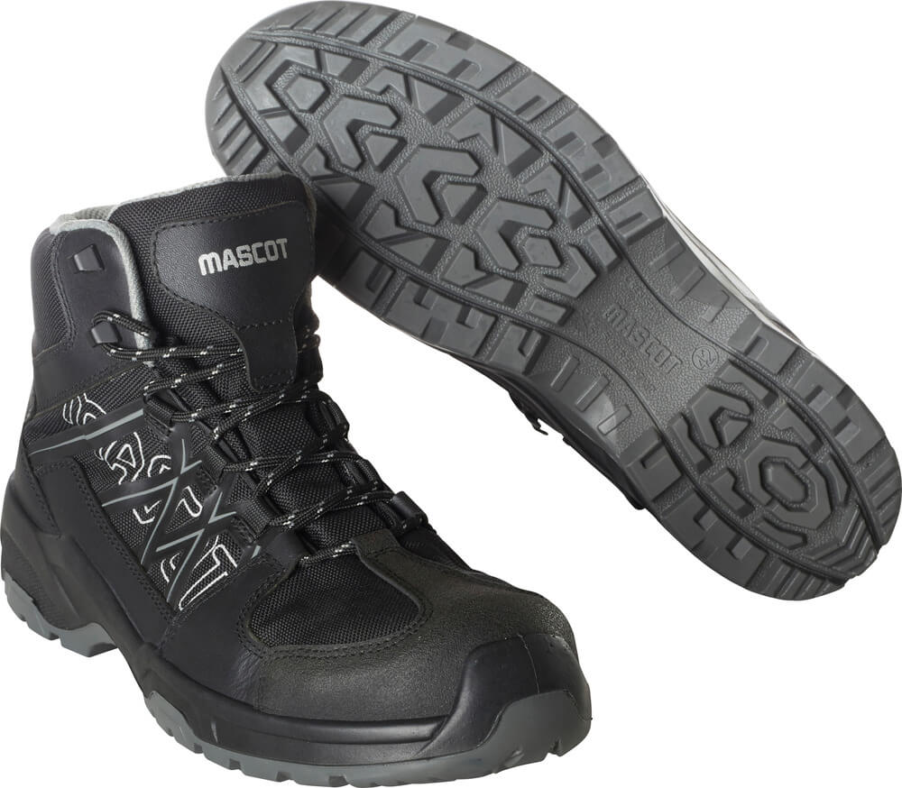 F0129-947-09 Sicherheitsstiefel - Schwarz