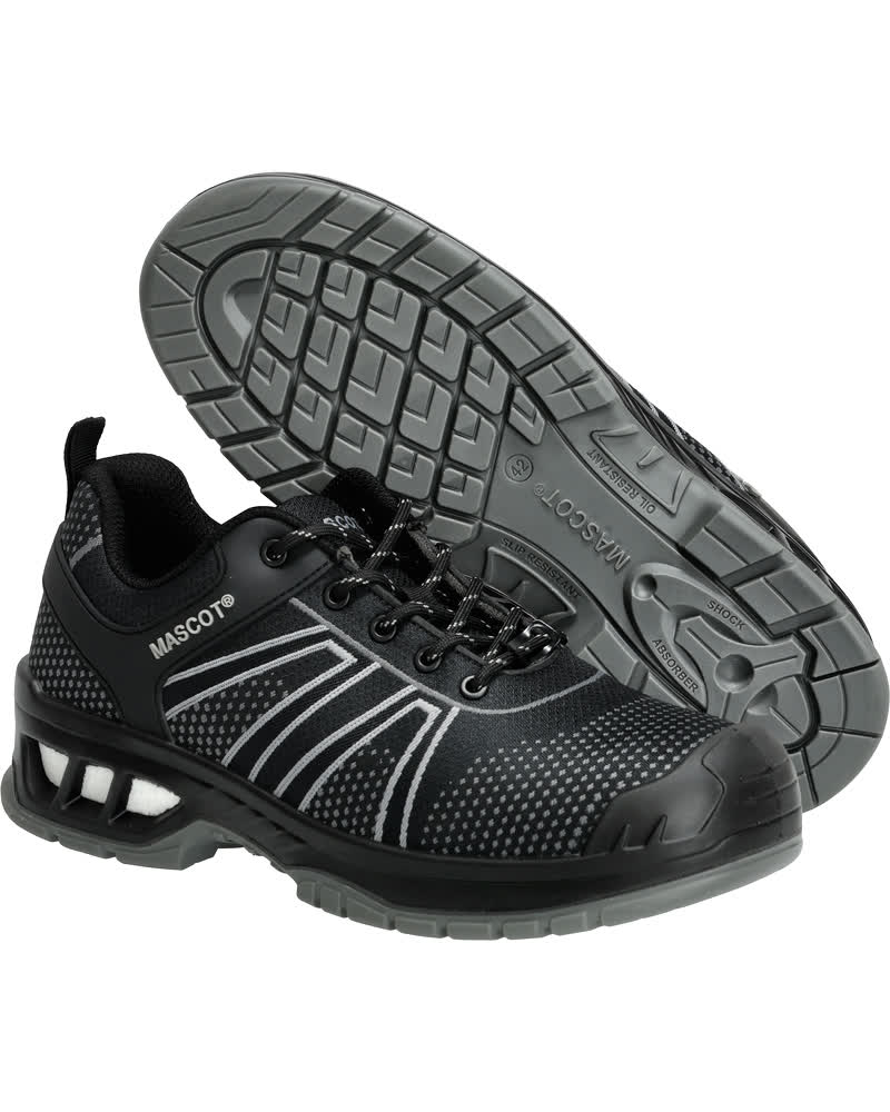 F0130-849-09888 Sicherheitshalbschuh - Schwarz/Anthrazit