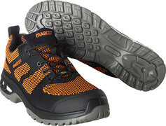 F0131-849-01033 Sicherheitshalbschuh - Schwarzblau/Limonengrün