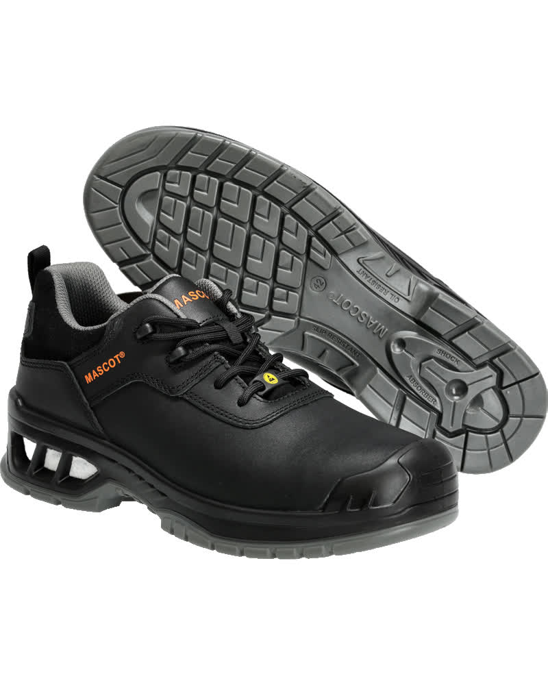 F0134-902-09 Sicherheitshalbschuh - Schwarz