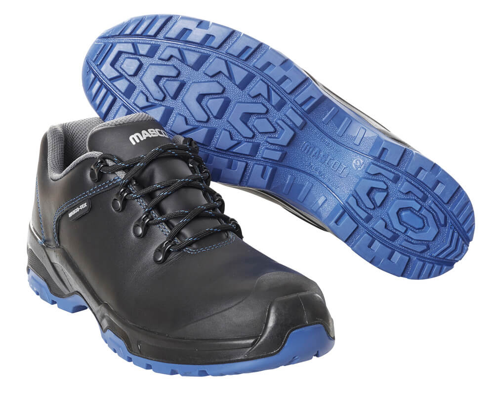 F0140-902-0901 Sicherheitshalbschuh - Schwarz/Kornblau