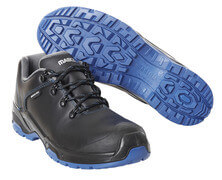 F0140-902-0901 Sicherheitshalbschuh - Schwarz/Kornblau