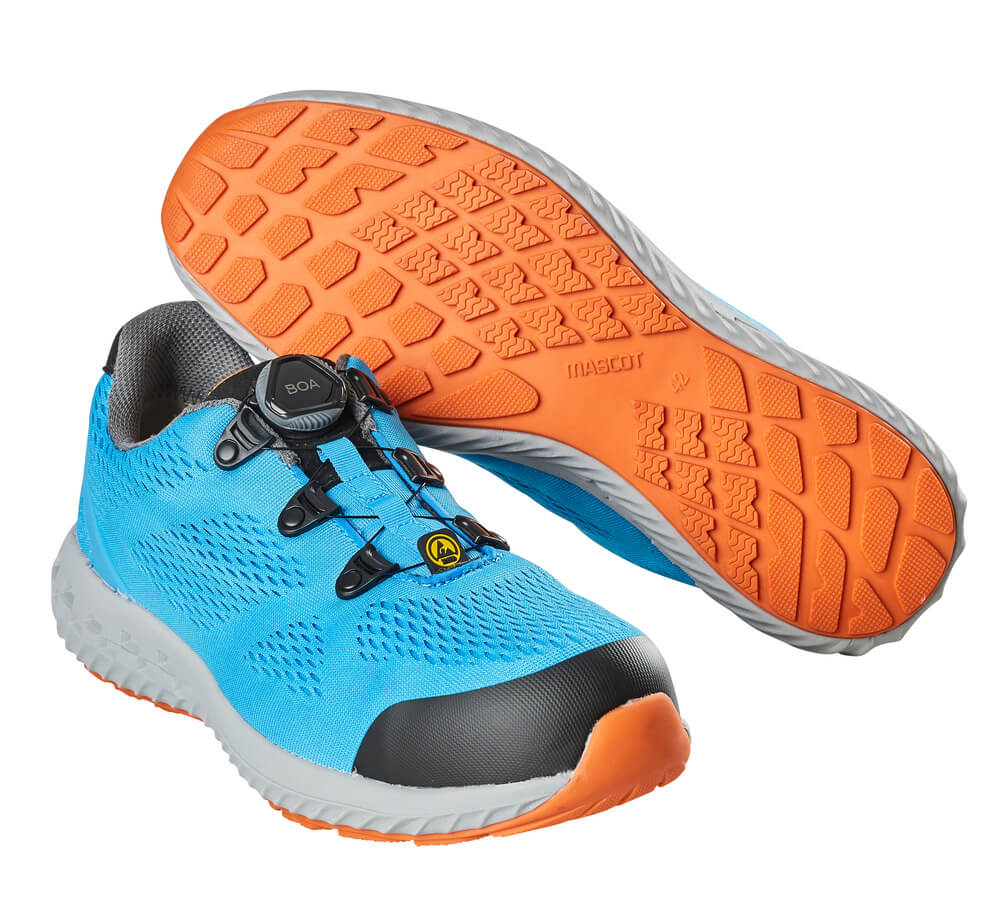 F0300-909-87 Sicherheitshalbschuh - Türkisblau