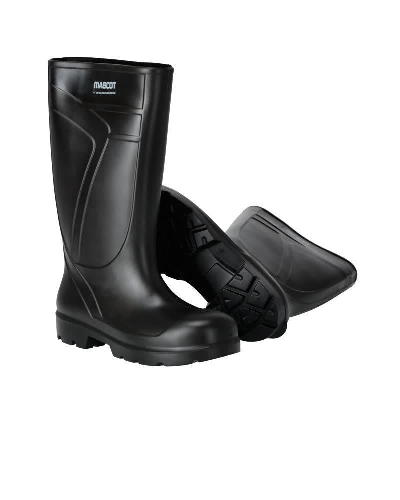F0852-703-09 PU-Sicherheitsstiefel - Schwarz